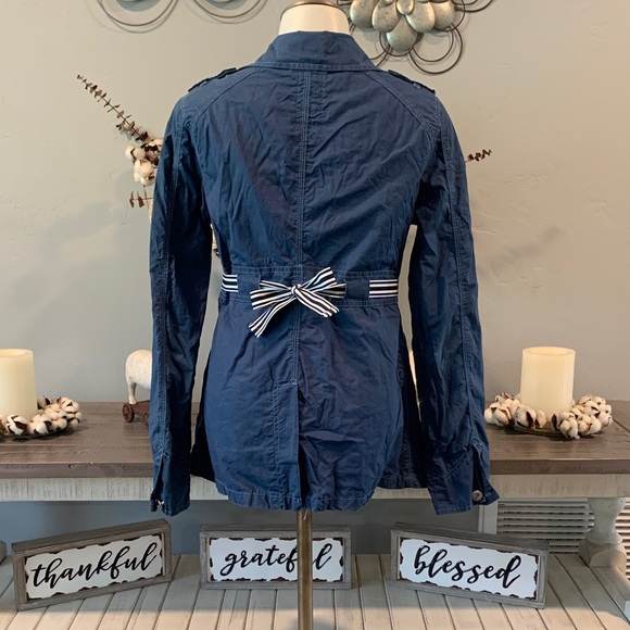 Free People Navy Utility Jacket - Picture 3 of 4